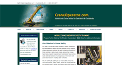 Desktop Screenshot of craneoperator.com